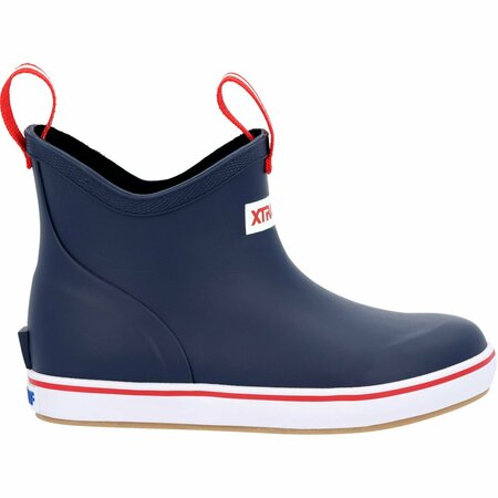 Xtratuf Kids' Ankle Deck Boot, NAVY BLUE, M, Size 11 XKAB200